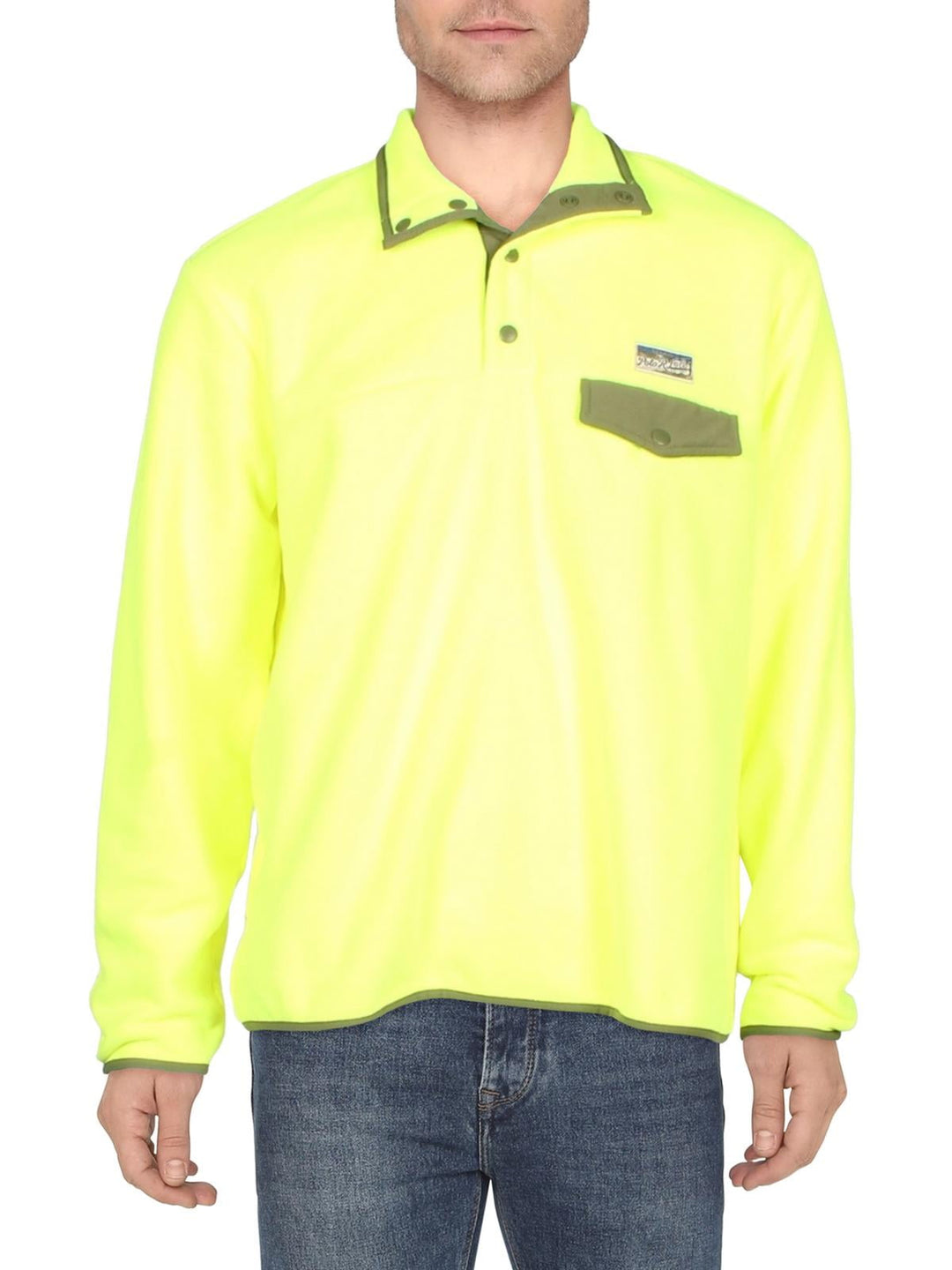 Polo Ralph Lauren Men's Fleece Pullover Sweatshirt Yellow Size X-Large