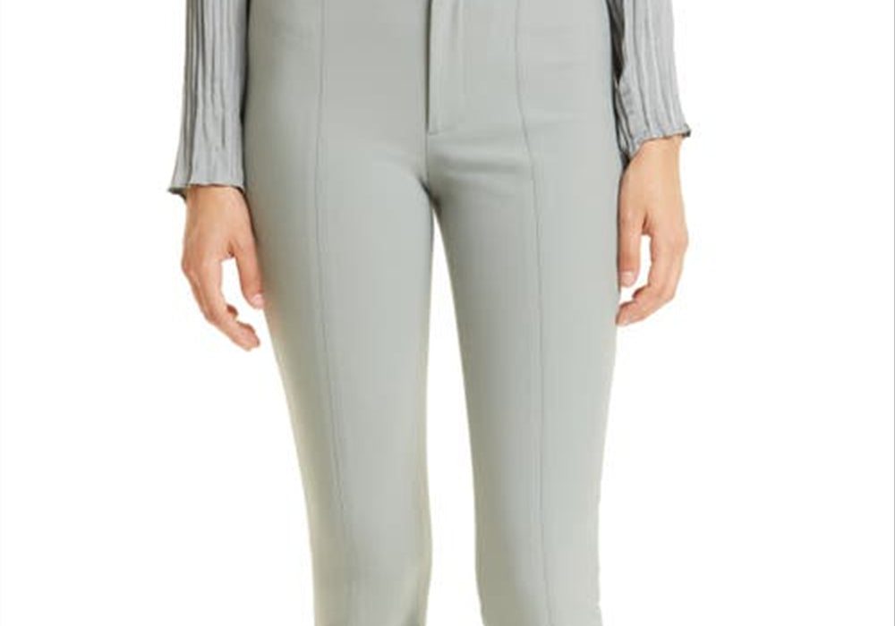 Vince High Waist Cigarette Pants in Light Slate , Size 0