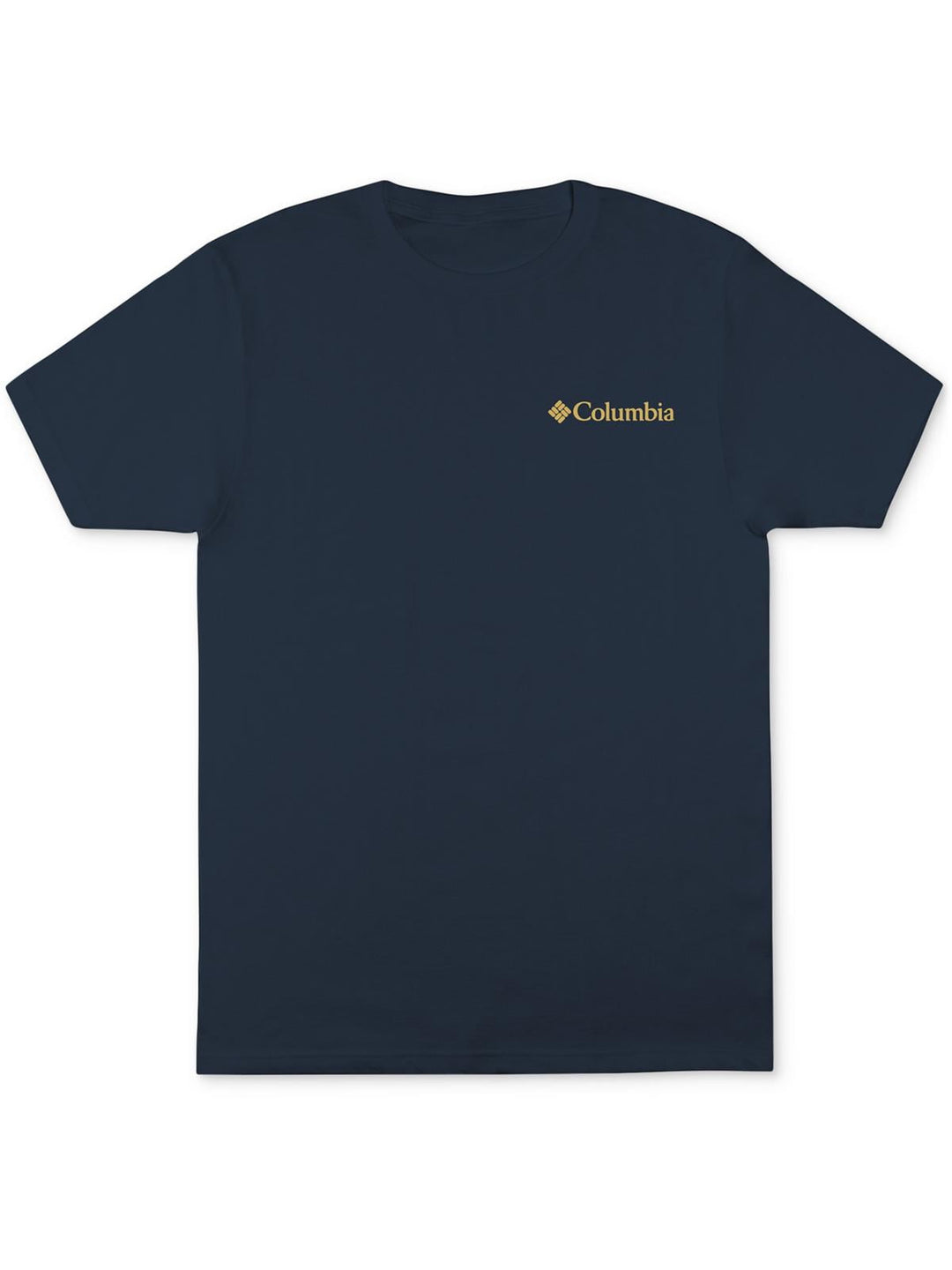 Columbia Men's Cotton Crewneck Graphic T-Shirt Blue Size Large