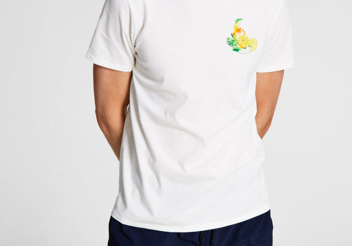 And Now This Men's Citrus Graphic T-Shirt White Size TBD