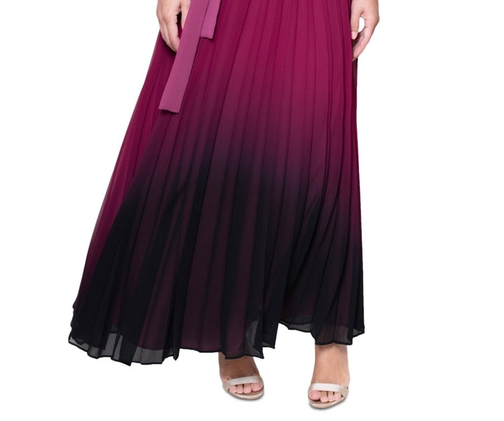 RACHEL Rachel Roy Women's Surplice Long Maxi Dress Pink Size 8