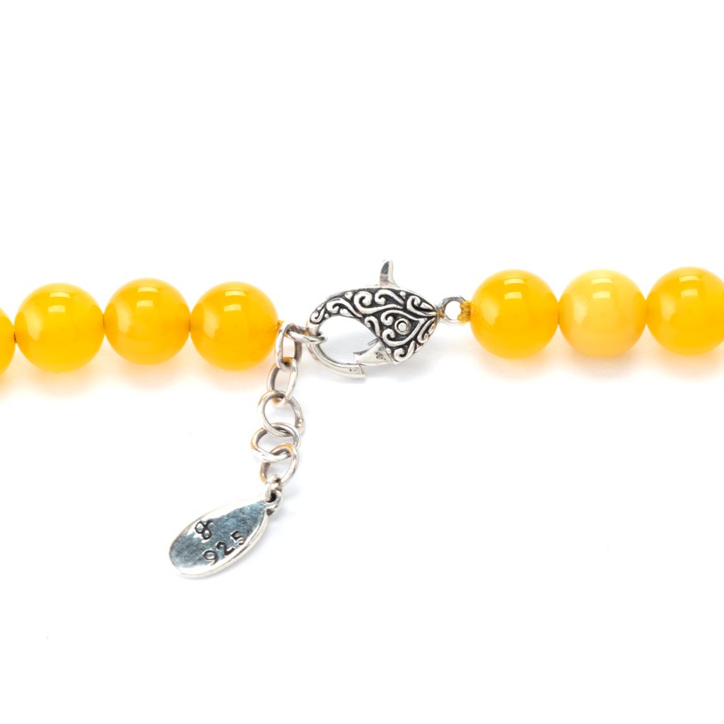 Artisan Silver by Samuel B. Choice of Gem Bead 18"+1" Necklace