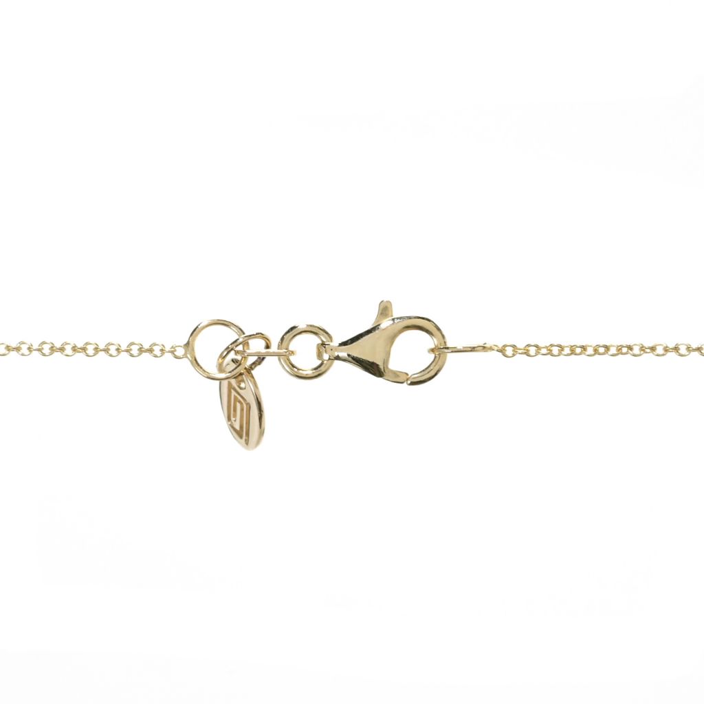 Gems of Distinction 14K Gold 1.00ctw Diamond Charm Station Necklace