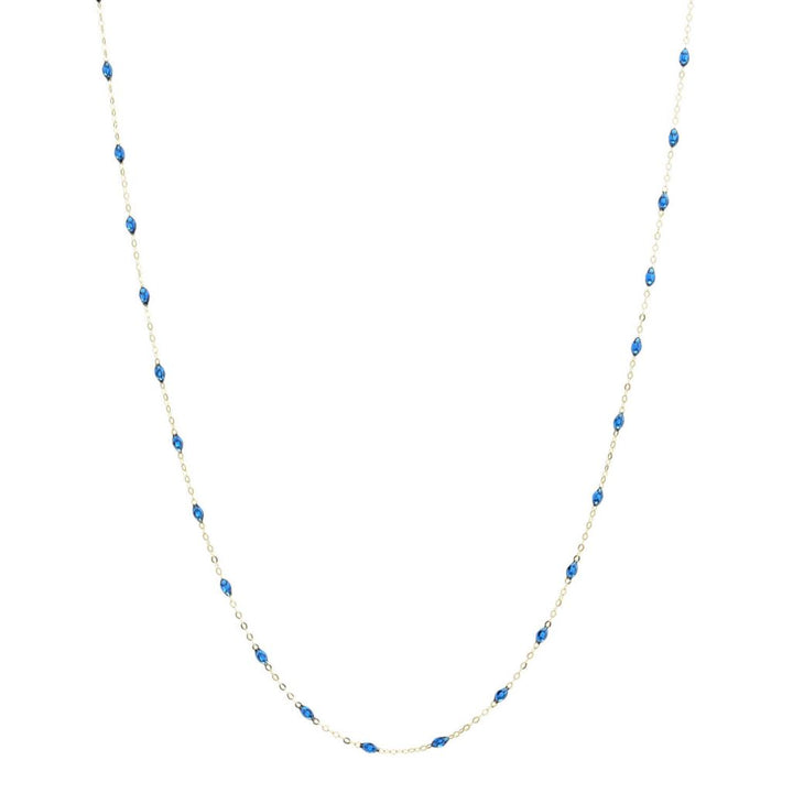 Stefano Oro 14K Gold Enamel Bead Station Choice of Length Necklace