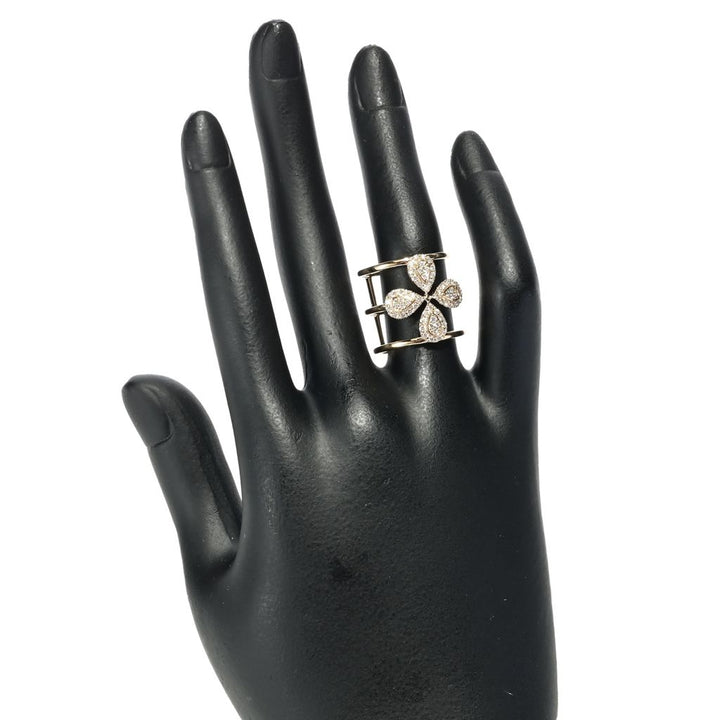 Sonia Bitton Galerie de Bijoux 14K Gold 0.49ctw Diamond Flower Ring