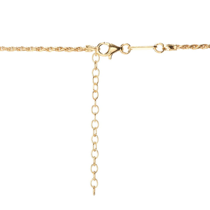 Cameo Italiano 18K Gold Plated "Elements" Rope Chain Necklace