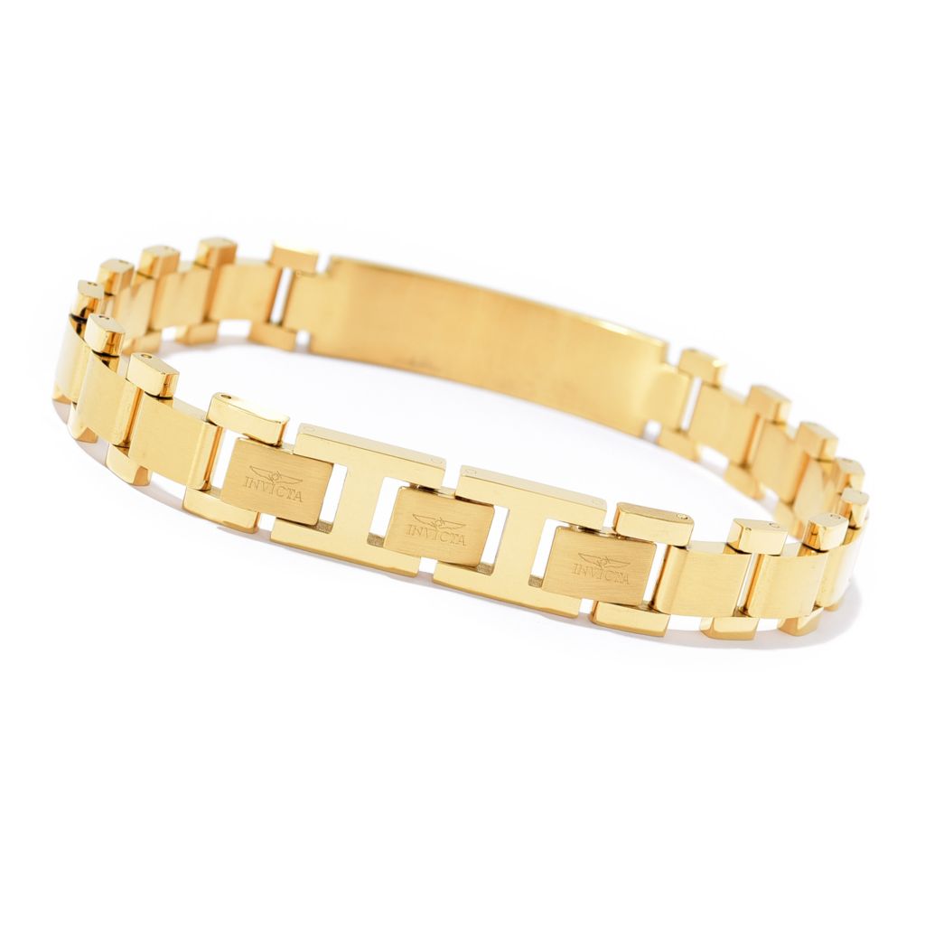 Invicta Men's 8.5" Forged Carbon Choice of Color ID Bracelet