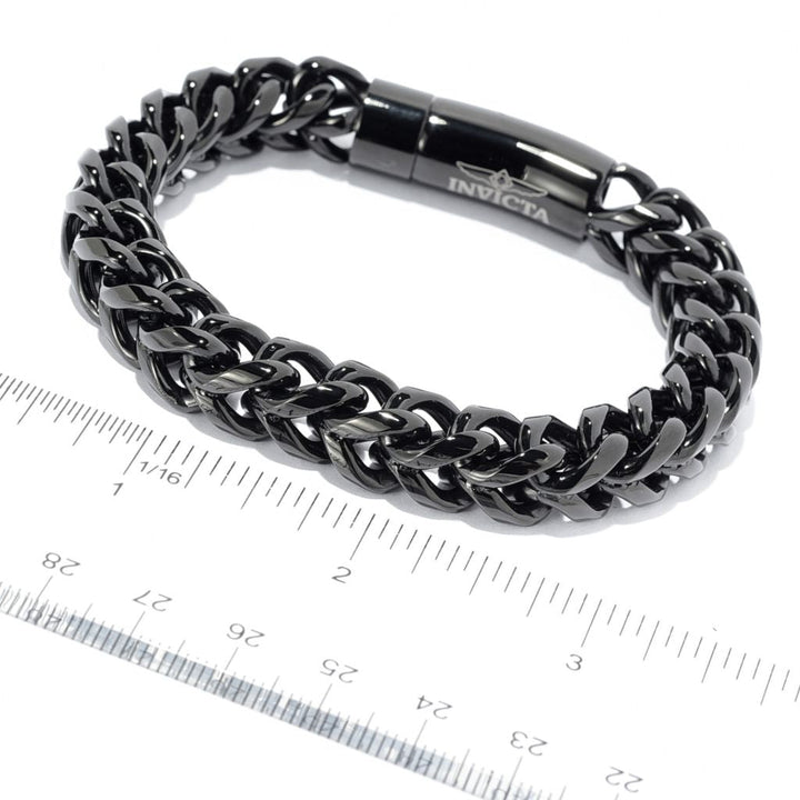 Invicta Men's Stainless Steel Rounded Franco Chain Bracelet