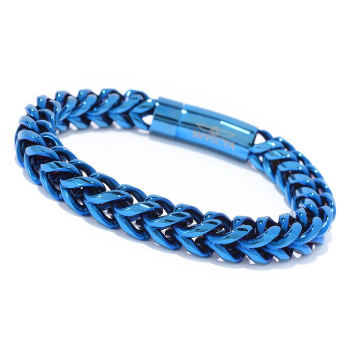 Invicta Men's Stainless Steel Rounded Franco Chain Bracelet