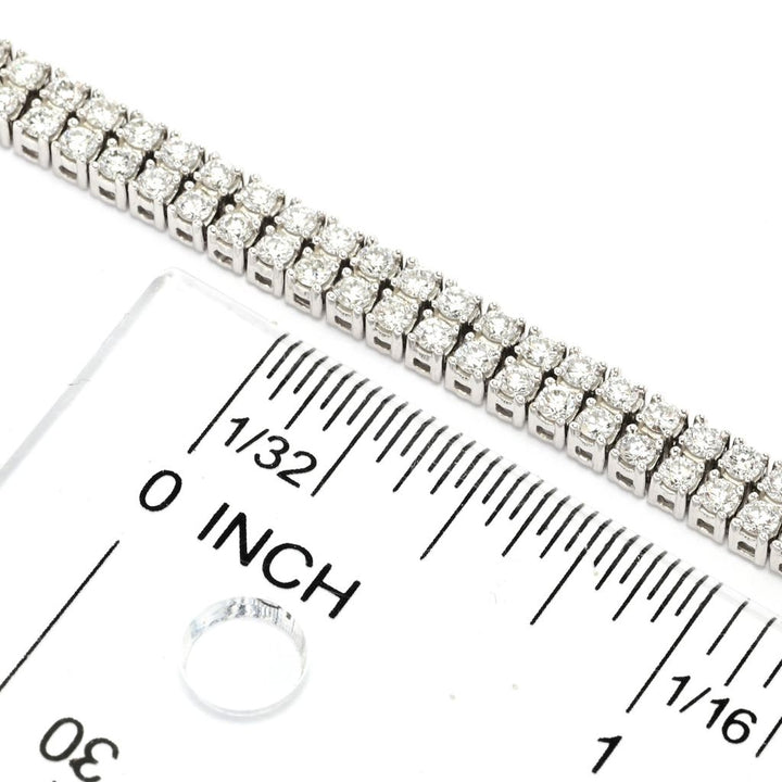 Grown Gorgeous 14K Gold 4.10ctw Lab Grown Diamond 7" Tennis Bracelet