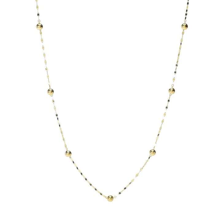 Stefano Oro 14K Gold "Sfera Station" Choice of Length Petali Necklace