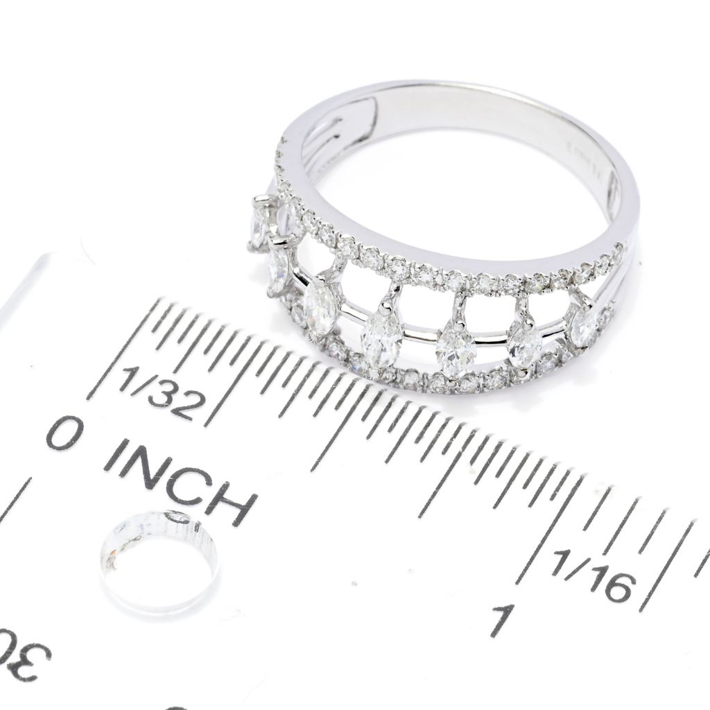 Sonia Bitton Galerie de Bijoux 14K Gold 0.80ctw Marquise Diamond Ring
