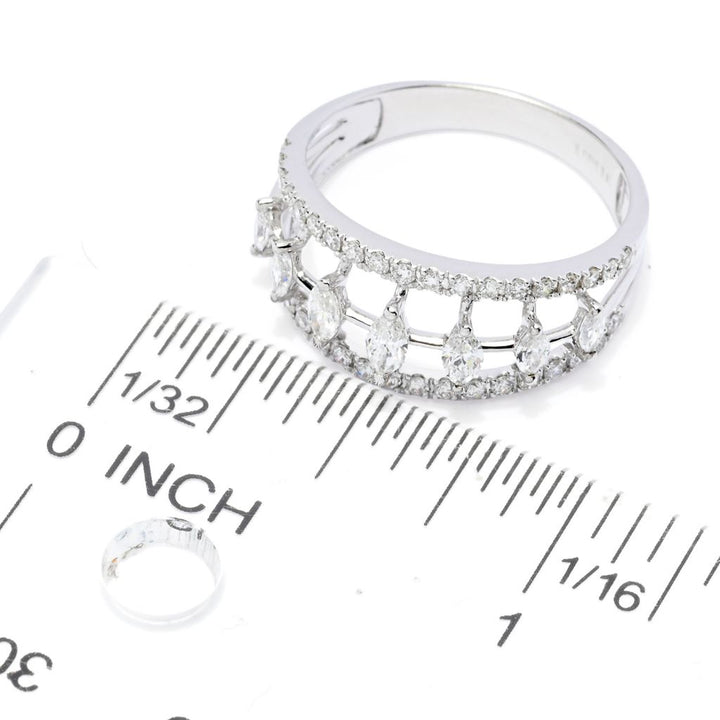 Sonia Bitton Galerie de Bijoux 14K Gold 0.80ctw Marquise Diamond Ring