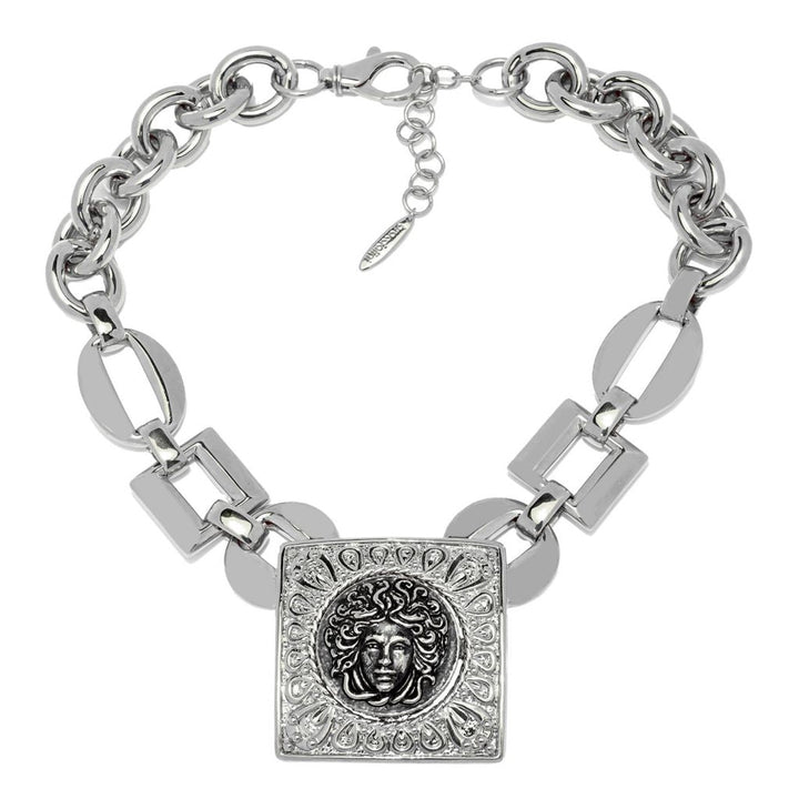 Graziella Choice of Plating Electroform Polished Medusa 17.5"+2" Necklace