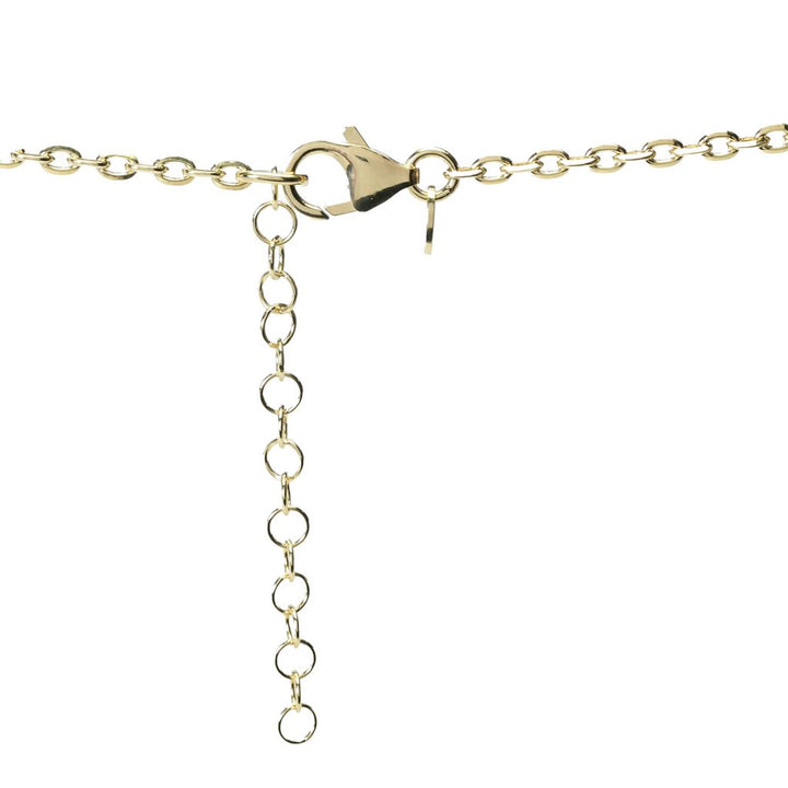 Toscana Italiana 18K Gold Plated Choice of Gem Padlock Pendant w/ Chain