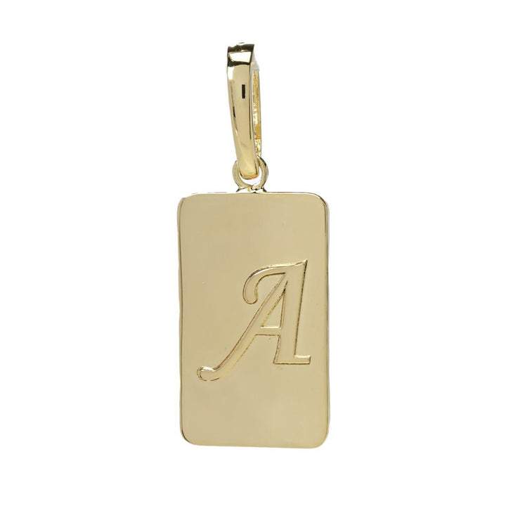 Toscana Italiana 18K Gold Plated Choice of Initial Enhancer Pendant
