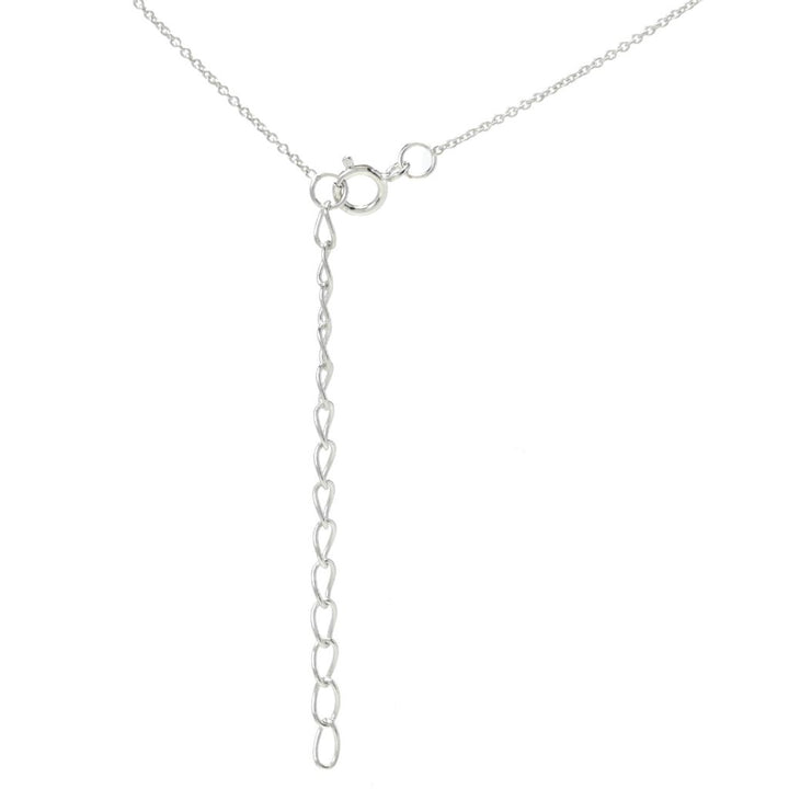 Diamond Treasures 14K White Gold 0.75ctw Purple Diamond Triple Cluster Necklace