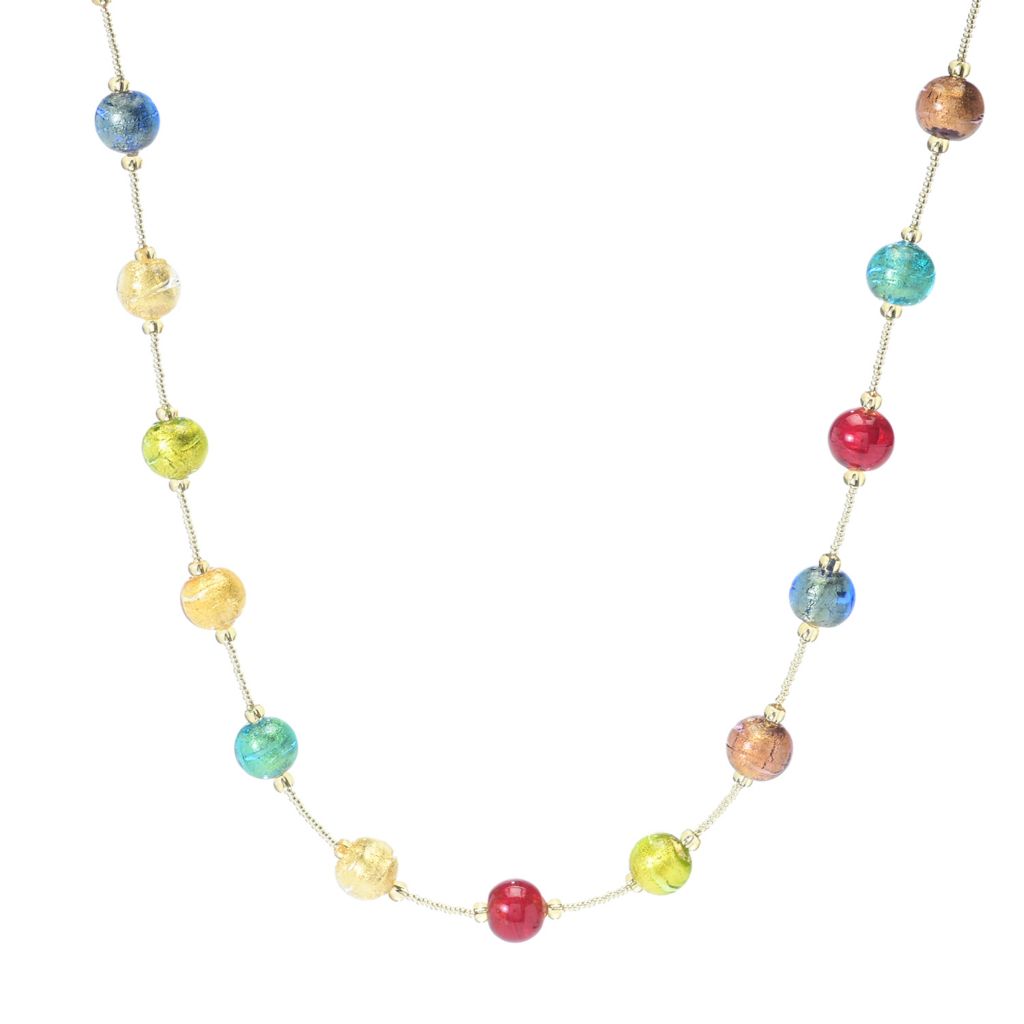 Il Murano di Francesca Choice of Length Murano Glass Bead Necklace