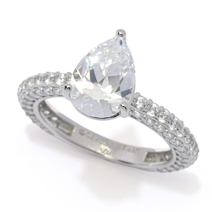 Brilliante Choice of Shape Simulated Diamond Solitaire Ring