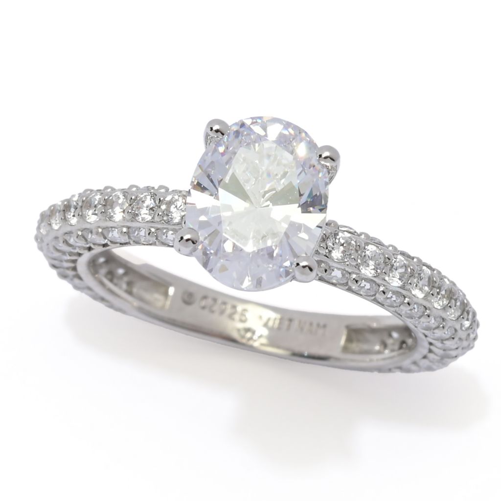 Brilliante Choice of Shape Simulated Diamond Solitaire Ring