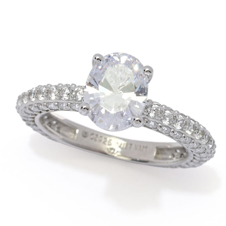 Brilliante Choice of Shape Simulated Diamond Solitaire Ring