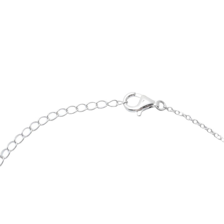 Elemental Gems Platinum Plated Sleeping Beauty Turquoise Station Necklace