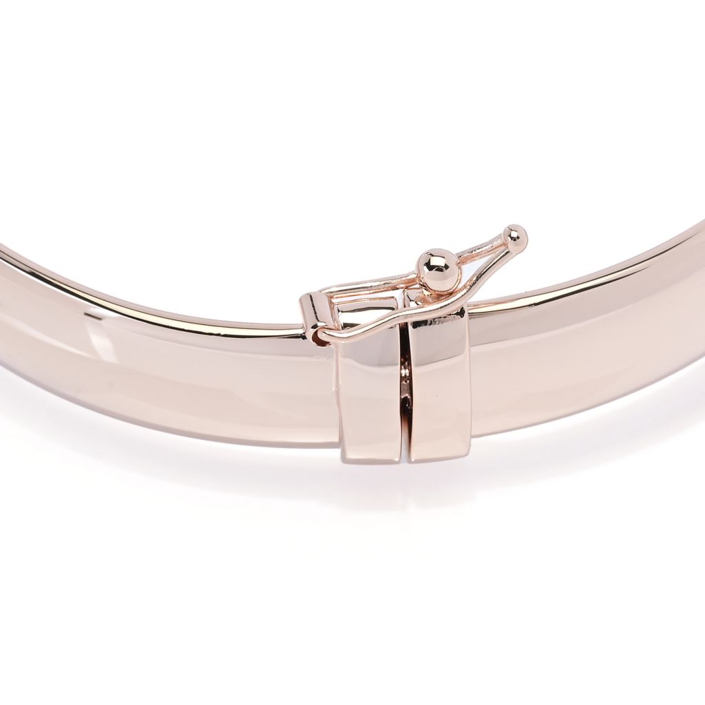 Toscana Italiana Choice of Size 8mm Bombe Tubing Hinged Bangle Bracelet