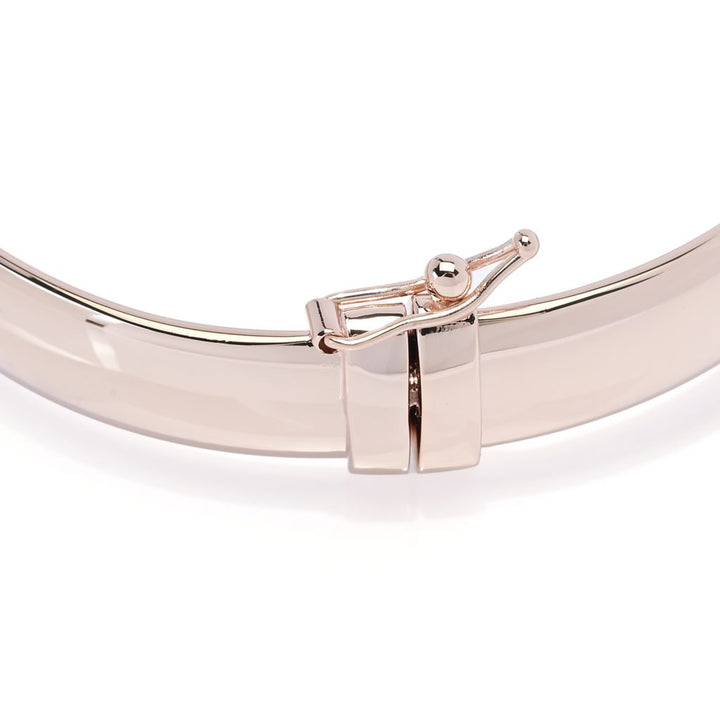 Toscana Italiana Choice of Size 8mm Bombe Tubing Hinged Bangle Bracelet