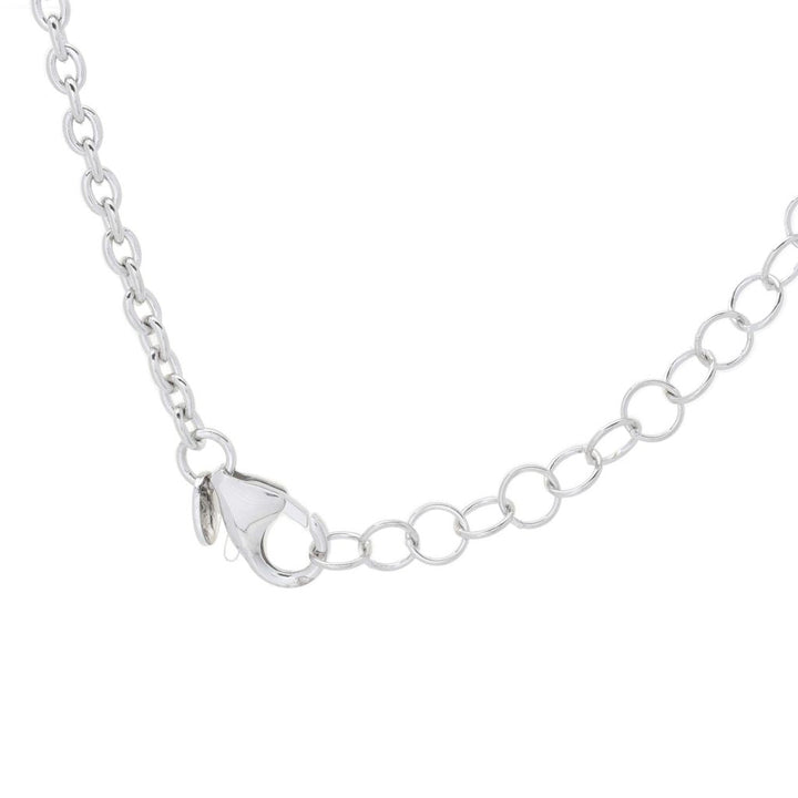 Toscana Italiana 18K Gold Plated or Platinum Plated Clover Station Necklace