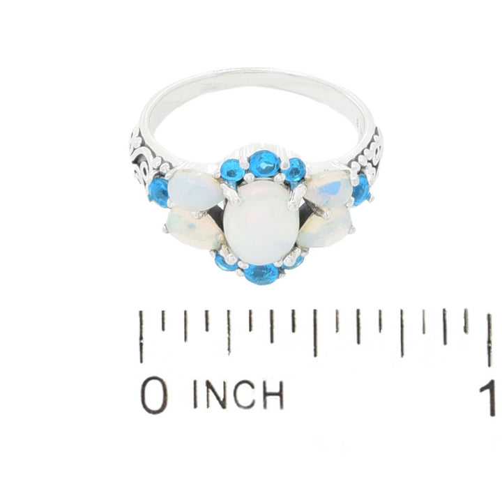 Artisan Silver by Samuel B. Opal & Choice of Gemstone Ring