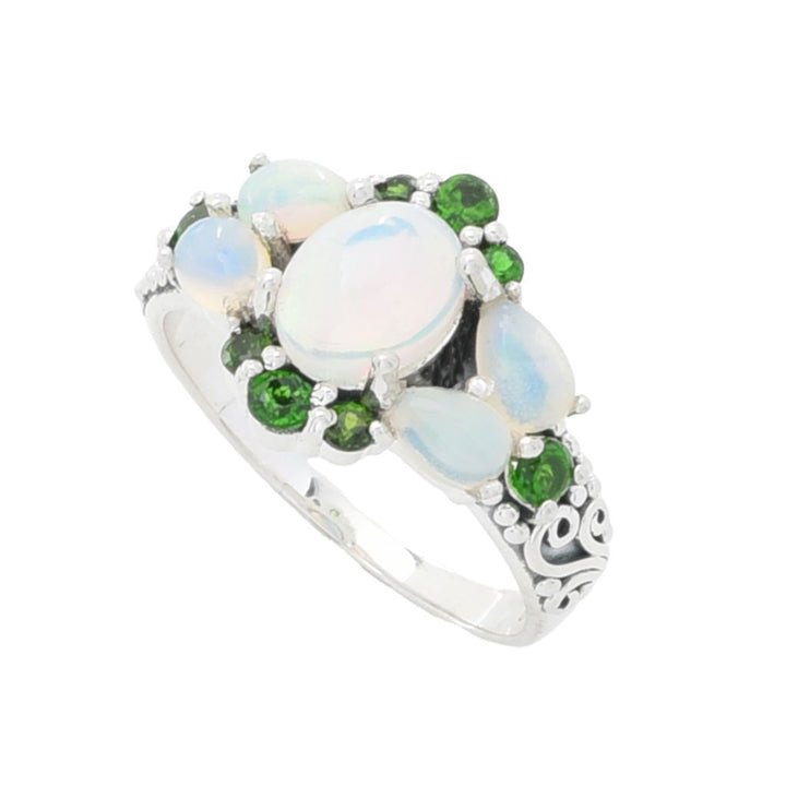 Artisan Silver by Samuel B. Opal & Choice of Gemstone Ring
