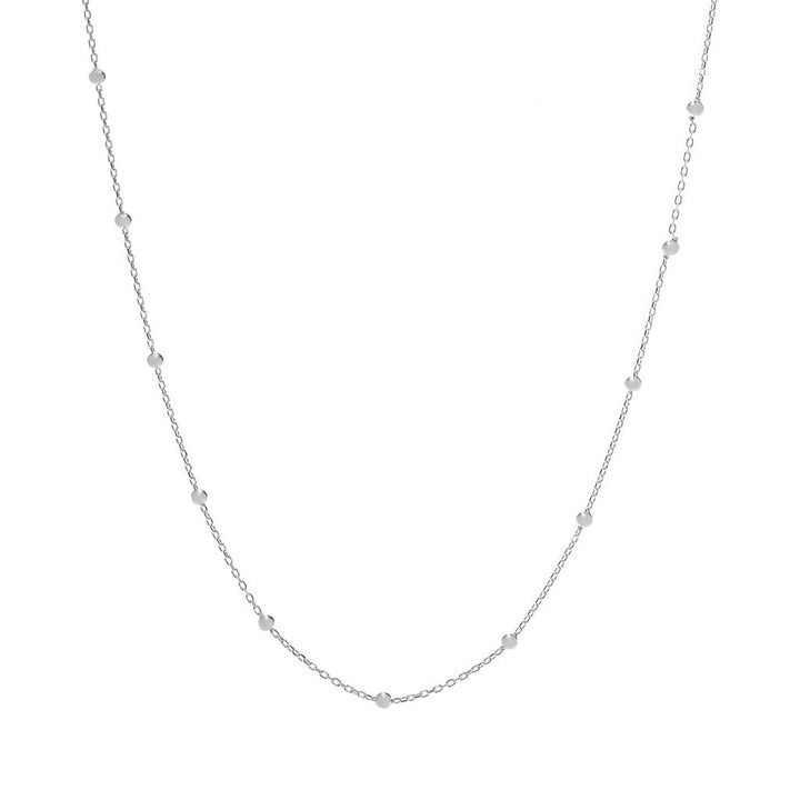 Passport to Turkey Gold or Platinum Plated Bead Station Necklace