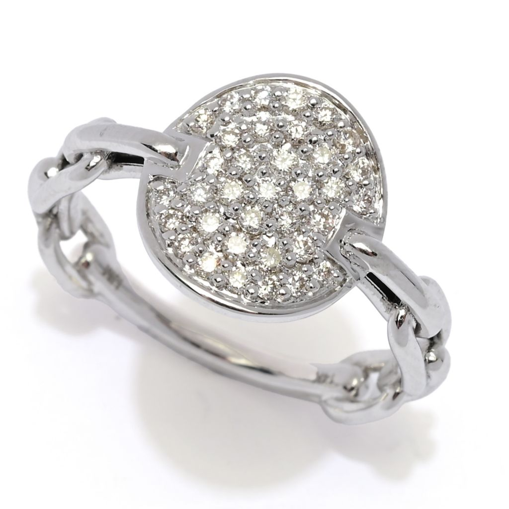 Morris & David 14K Gold Polished 0.32ctw Diamond Choice of Shape Ring
