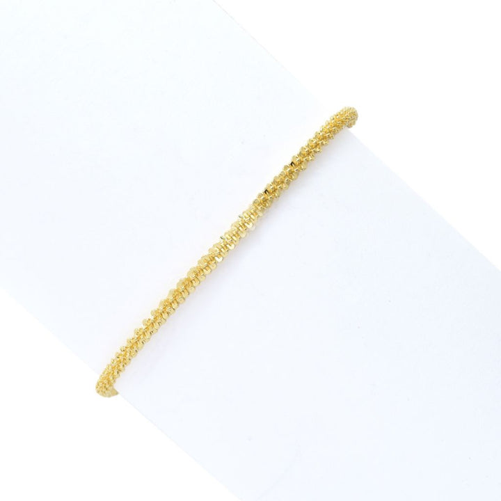 Toscana Italiana 18K Gold Plated Choice of Size Margherita Chain Bracelet