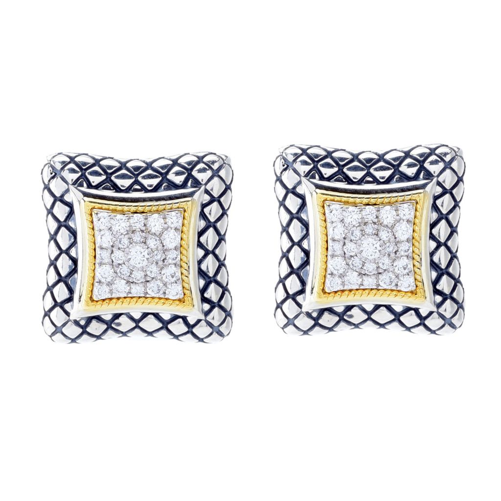 Melodia Diamonds 0.50ctw Lab Grown Diamond Cushion Shape Earrings