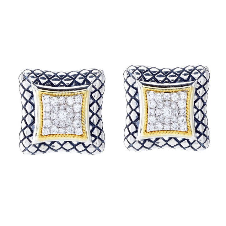 Melodia Diamonds 0.50ctw Lab Grown Diamond Cushion Shape Earrings