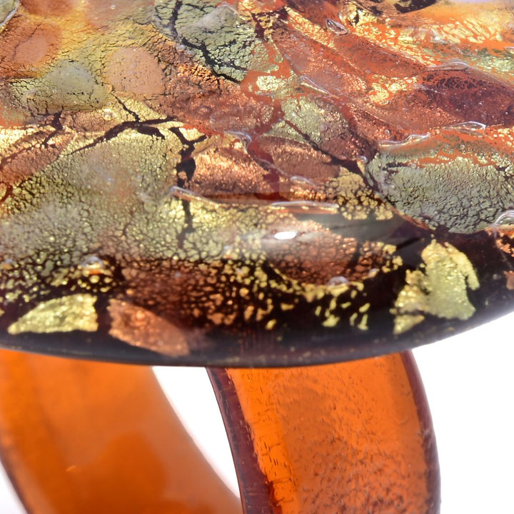 Il Murano di Francesca 32x32mm Heart Shape Murano Glass Ring