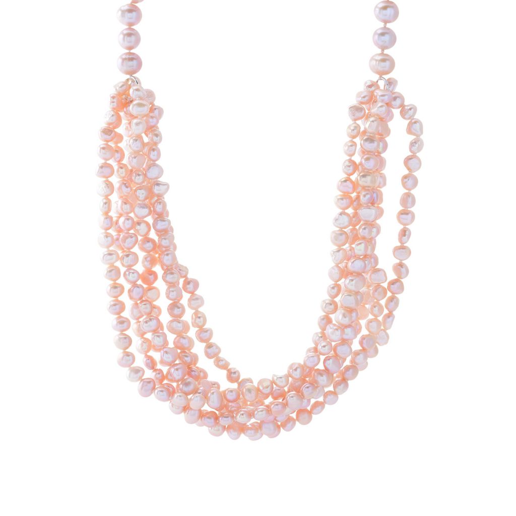 Far East Jewelry Choice of Cultured Pearl Multi Strand 20"+2" Necklace