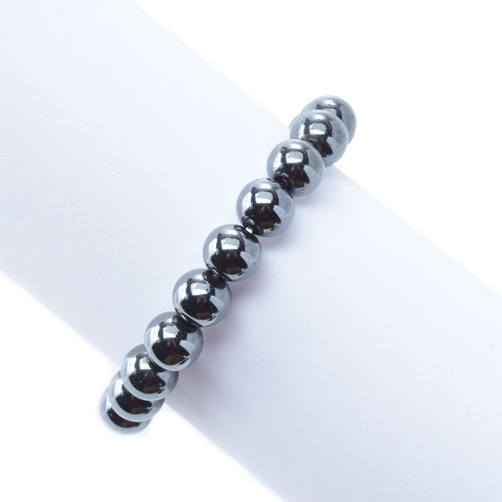 Choice of 10mm Gemstone Bead 7.5" Stretch Bracelet