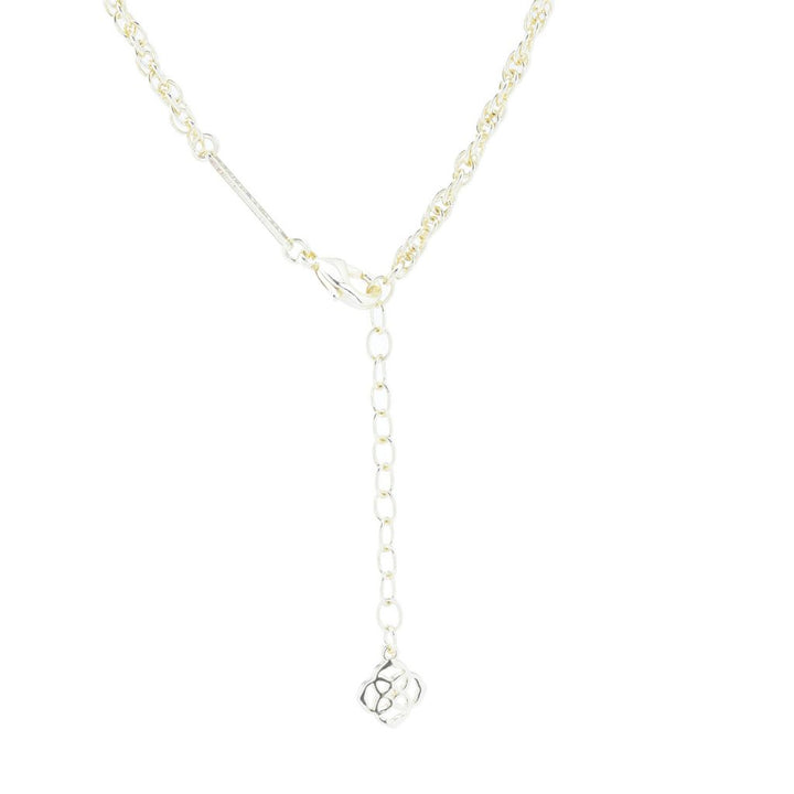 Kendra Scott Silver-tone "Rae" Ivory Mother-of-Pearl Pendant w/ Chain