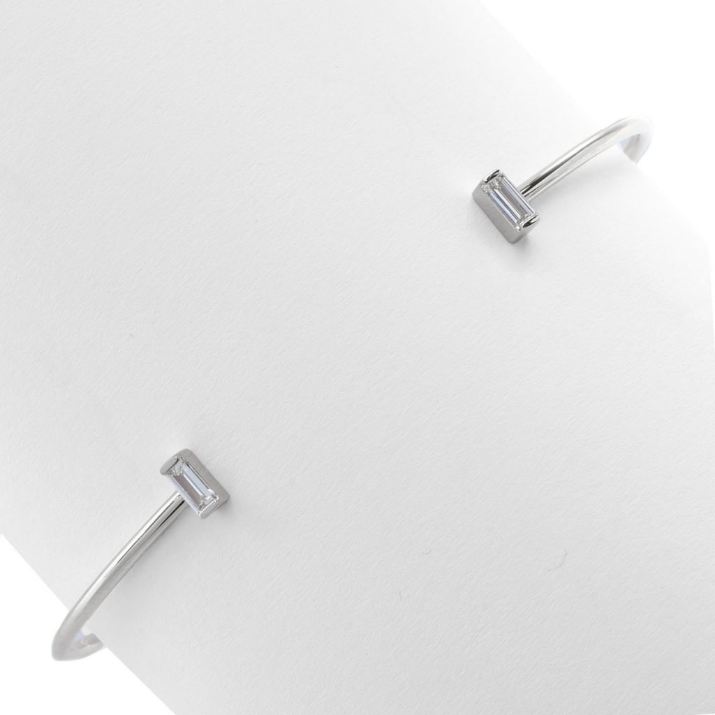 Kendra Scott 14K Gold Polished 0.19ctw "Isabella" Diamond Cuff Bracelet