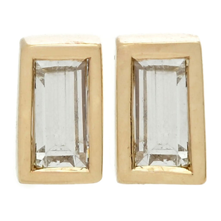 Kendra Scott 14K Gold 0.20ct. "Isabella" Bezel Set Diamond Stud Earrings
