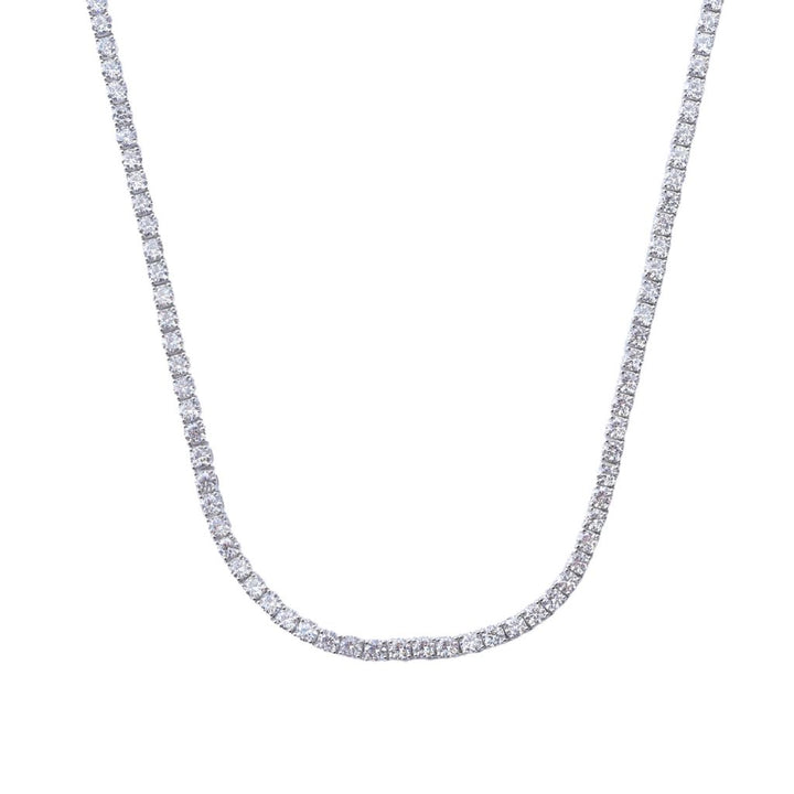 Brilliante Simulated Diamond Choice of Length Tennis Necklace
