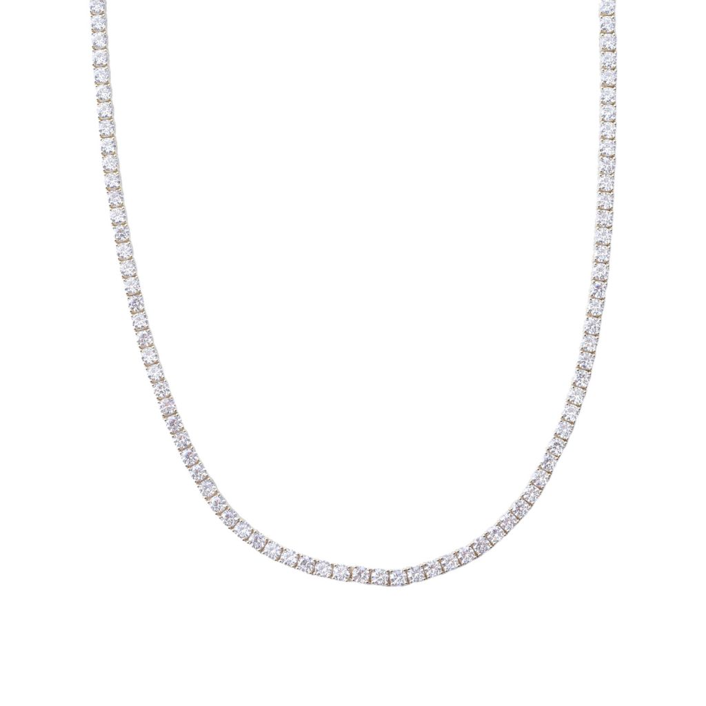 Brilliante Simulated Diamond Choice of Length Tennis Necklace