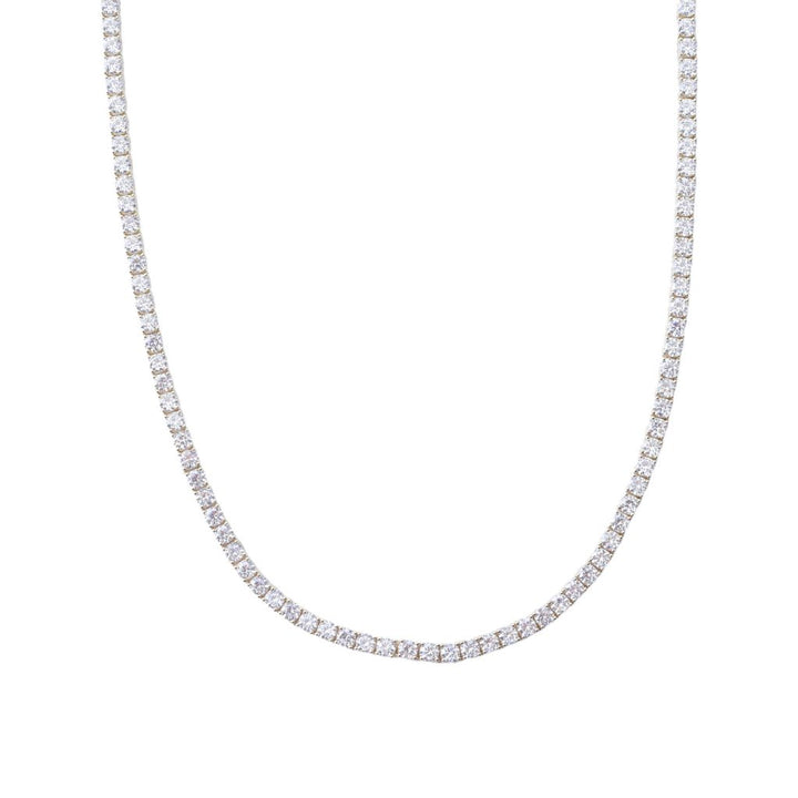 Brilliante Simulated Diamond Choice of Length Tennis Necklace