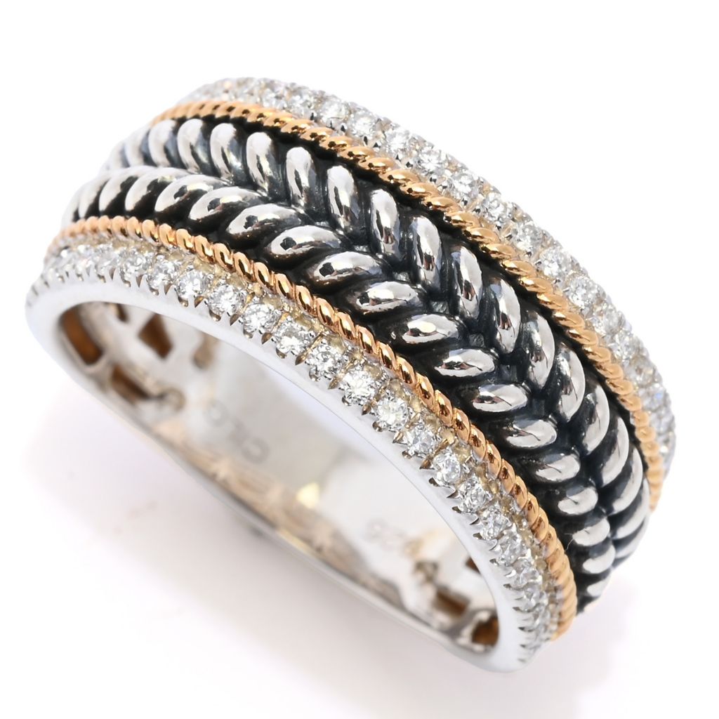 Melodia Diamonds 18K Vermeil 0.30ctw Lab Grown Diamond Band Ring