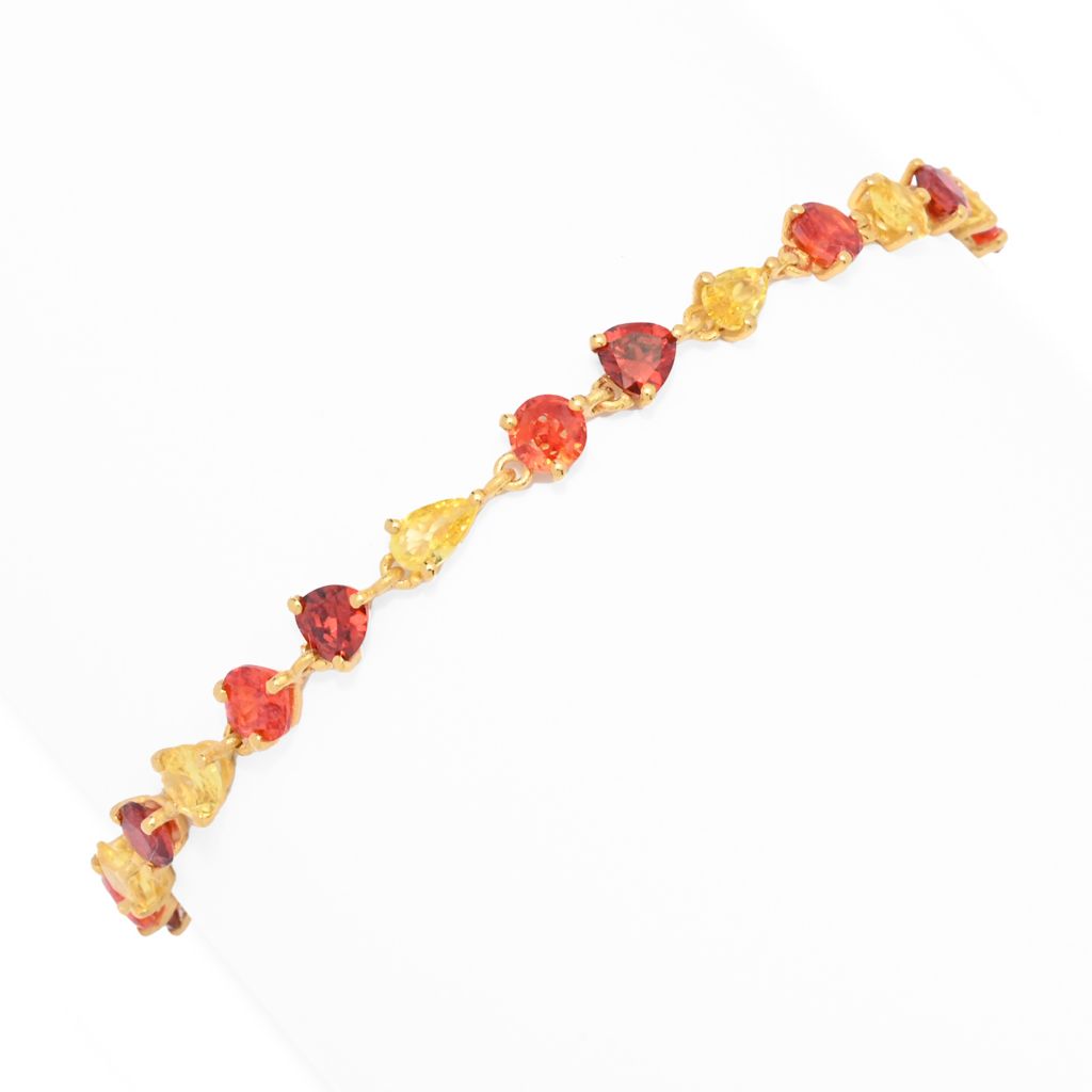 "Color Crush" Simulated Gemstone Tennis Bracelet