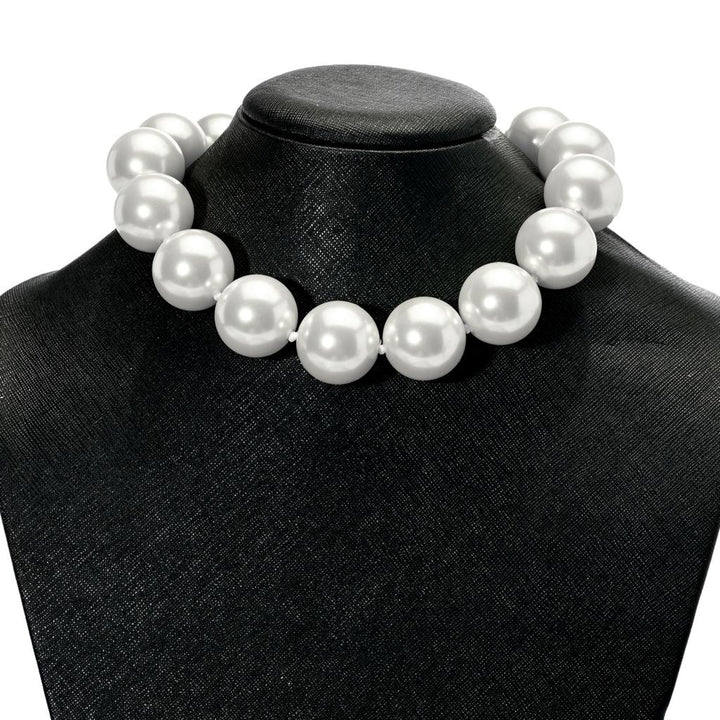 Kenneth Jay Lane Gold Plated 25mm Simulated Pearl 16" Necklace