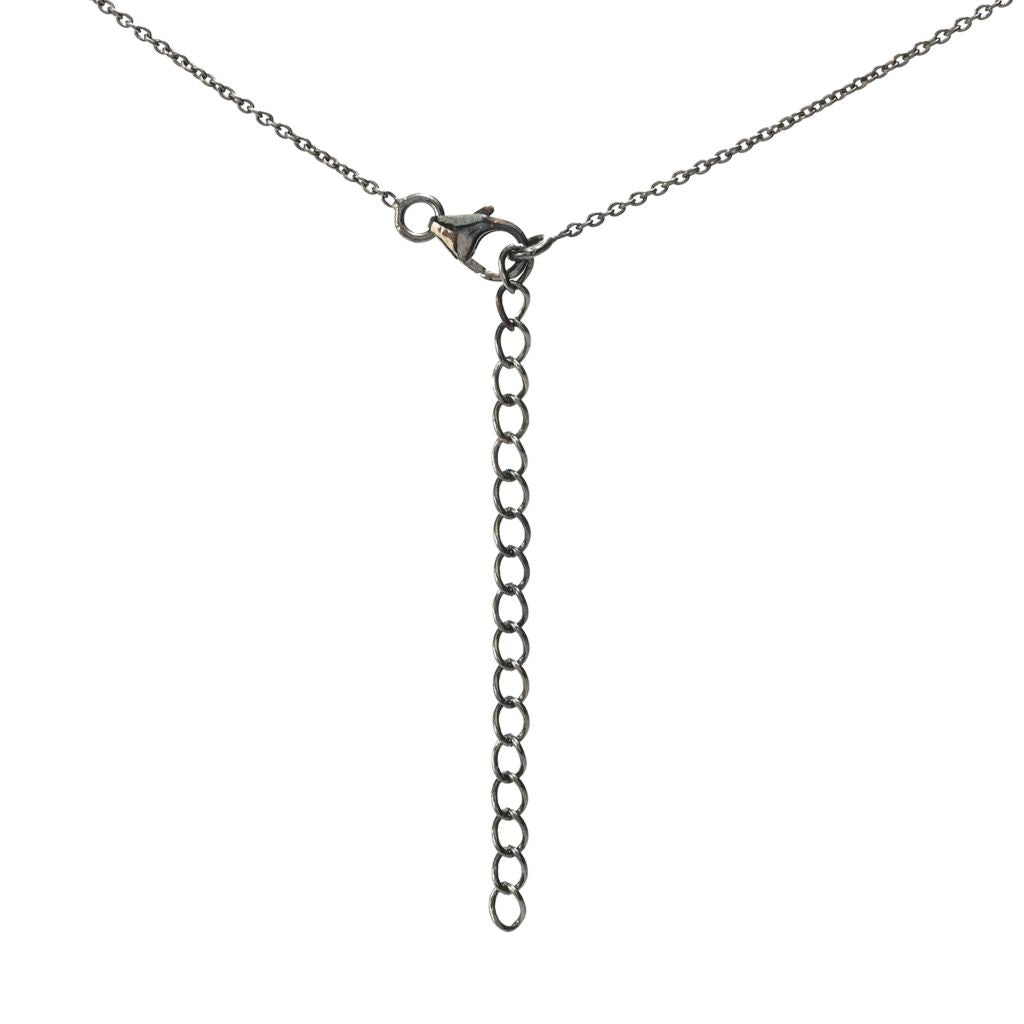 MUSE Sterling Silver 5.51ctw Rainbow Moonstone & Zircon Pendant