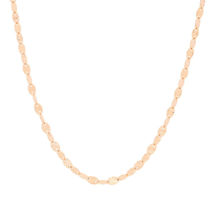 Toscana Italiana Choice of Plating & Length Diamond Cut "Stellata" Link Necklace